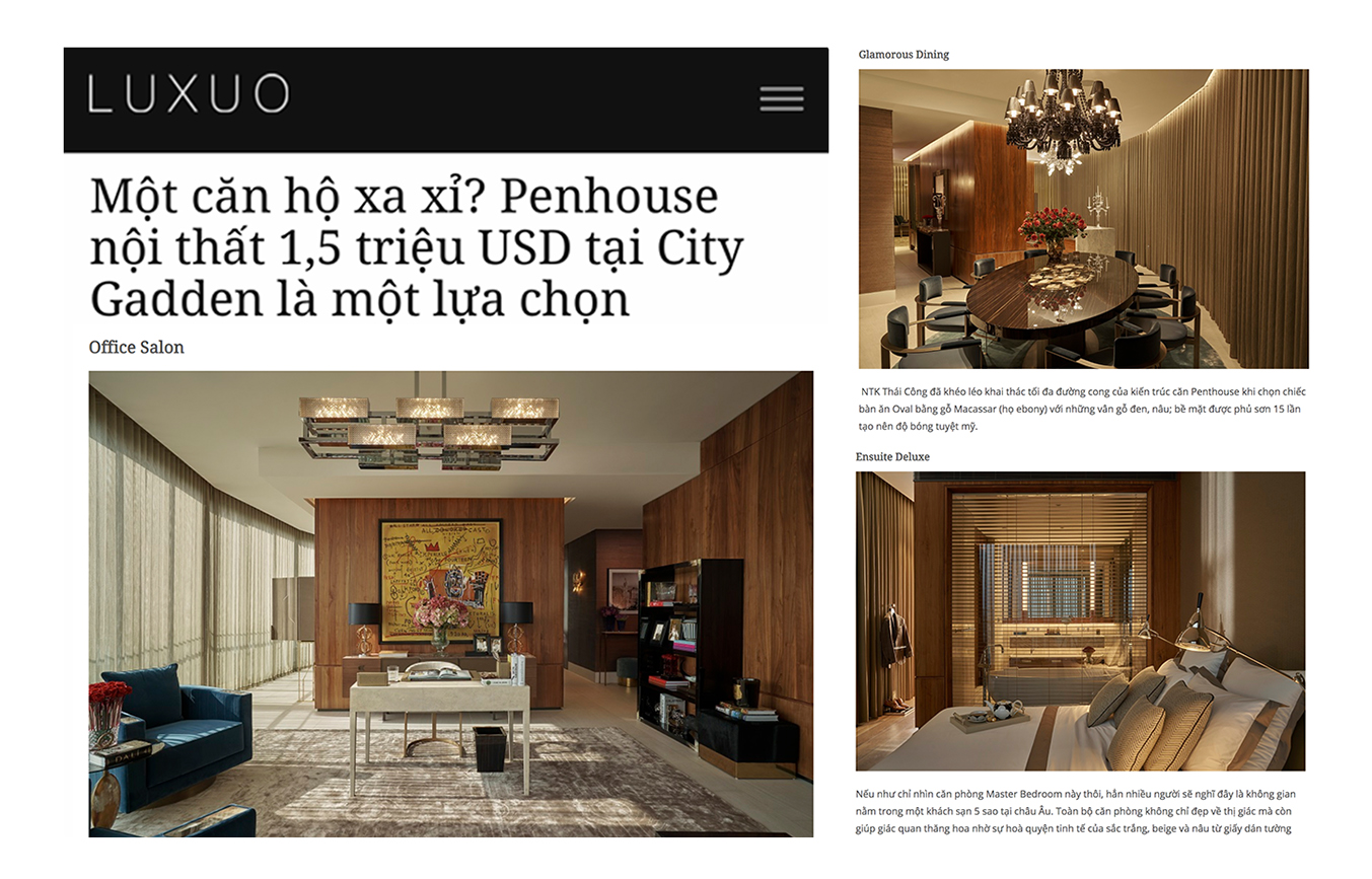 Một căn hộ xa xỉ? Penthouse nội thất 1,5 triệu USD tại City Garden là ...