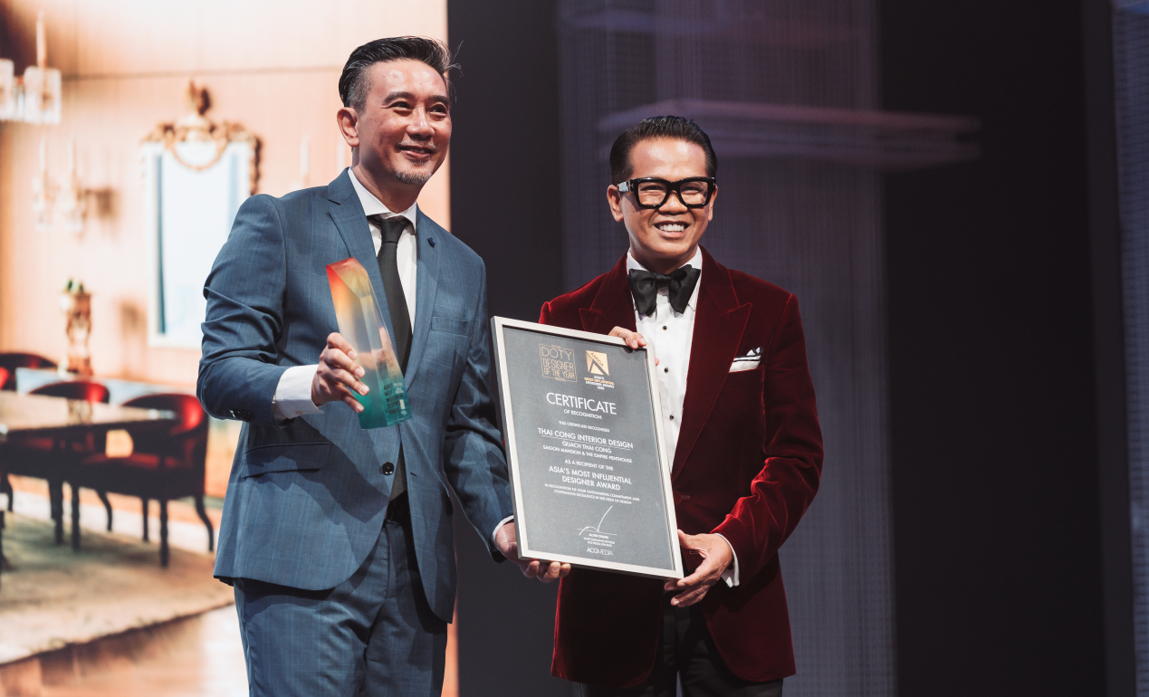[Kiến trúc Việt Nam] NTK Quách Thái Công Chiến Thắng Giải Thưởng Asia’s Most Influential Designer 2026 Tại DOTY Awards