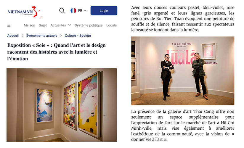 Exposition « Soie » : Quand l’art et le design racontent des histoires avec la lumière et l’émotion