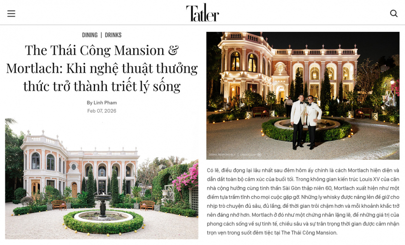 The Thái Công Mansion: Khi nghệ thuật thưởng thức trở thành triết lý sống
